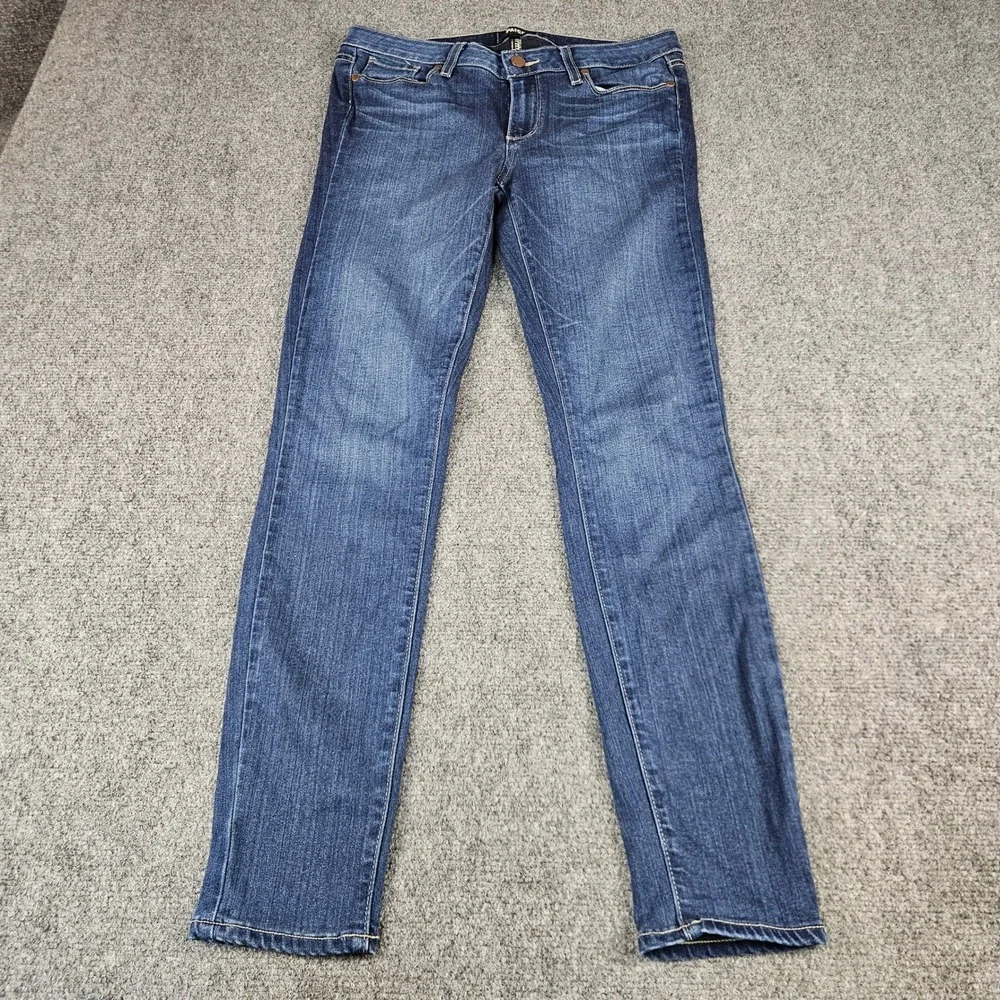 Paige Verdugo Ultra Skinny Jeans Womens 30 Dark Wash Blue Mid Rise Denim USA